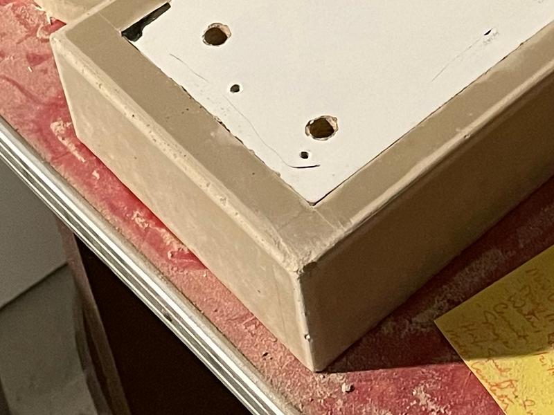 Edge discoloration from uncured silicone